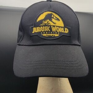 Jurassic World Dominion Baseball Cap Movie Promo Adjustable Black‎ Hat